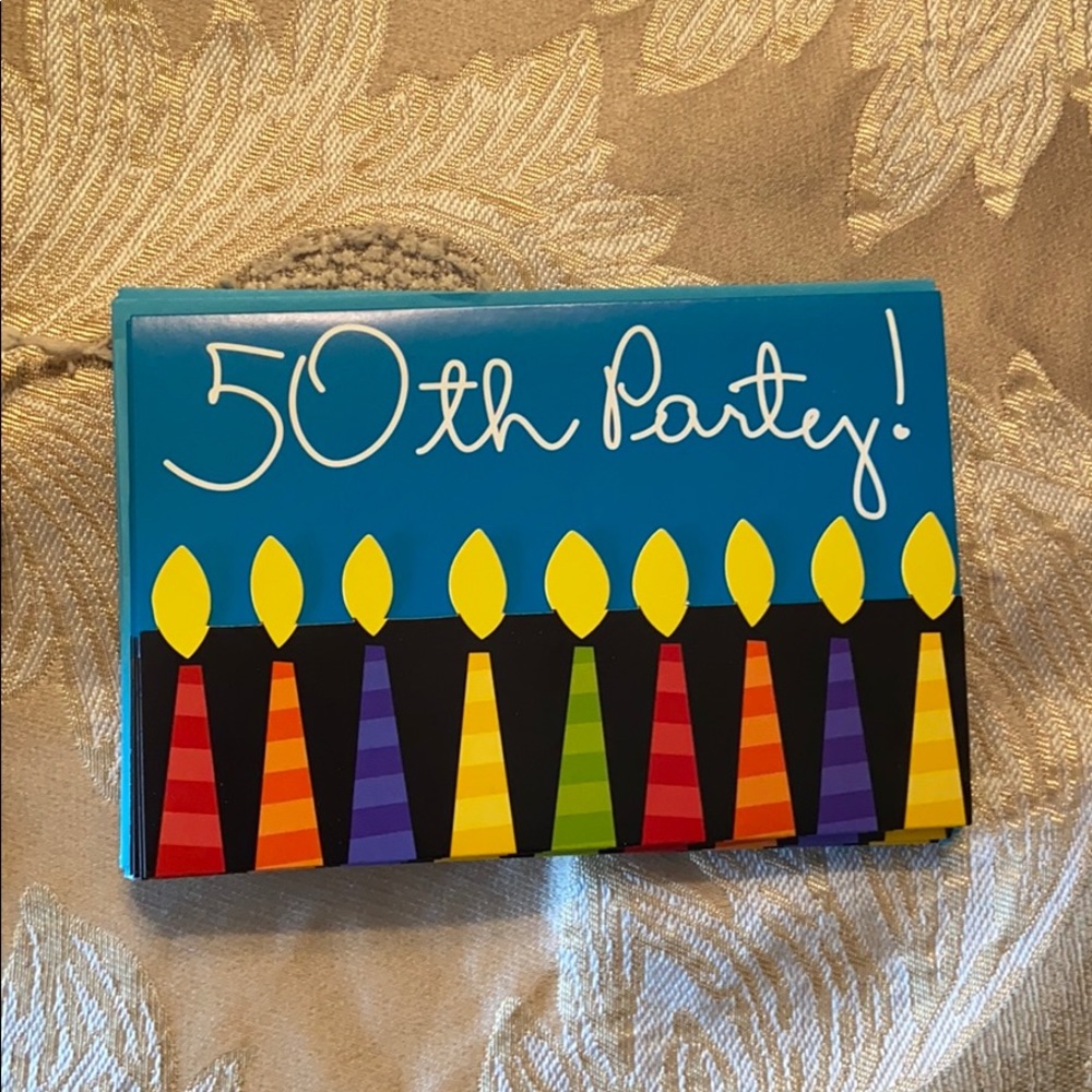 50th Birthday party invitations
